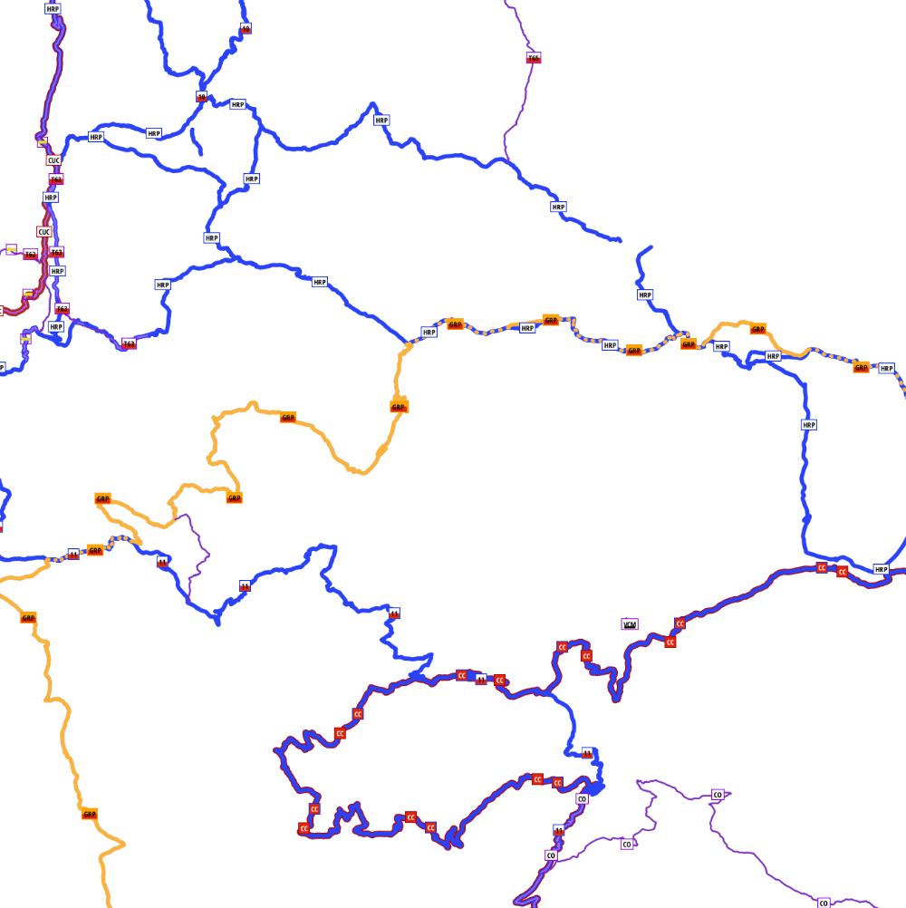 Waymarked Trails map screenshot.
